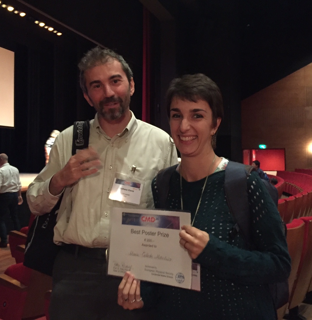 CMD26 EPS poster prize goes to a Nano PhD student