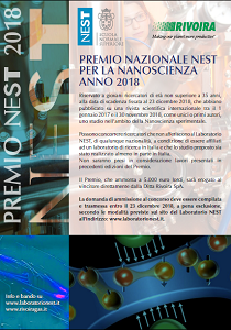 Premio Nest 2018, apply by 23.12.2018