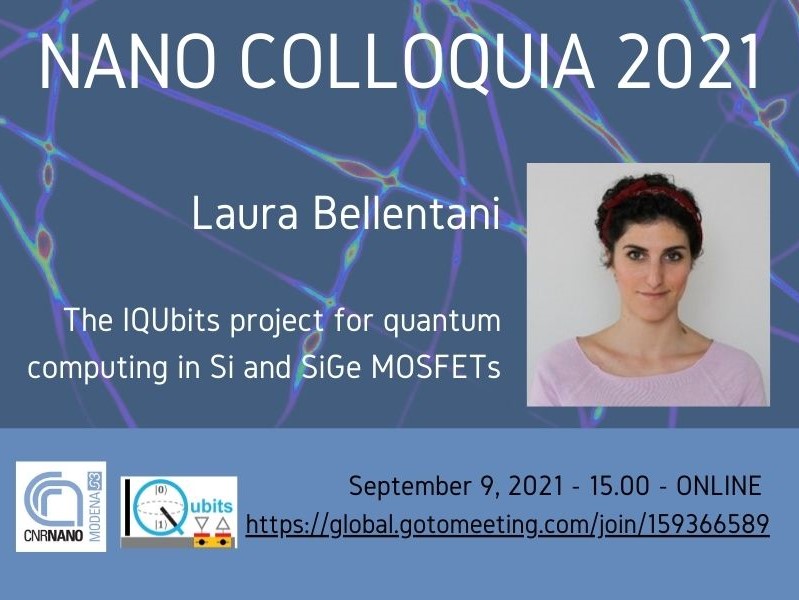 NANO COLLOQUIA 2021 S3 Seminar Laura Bellentani